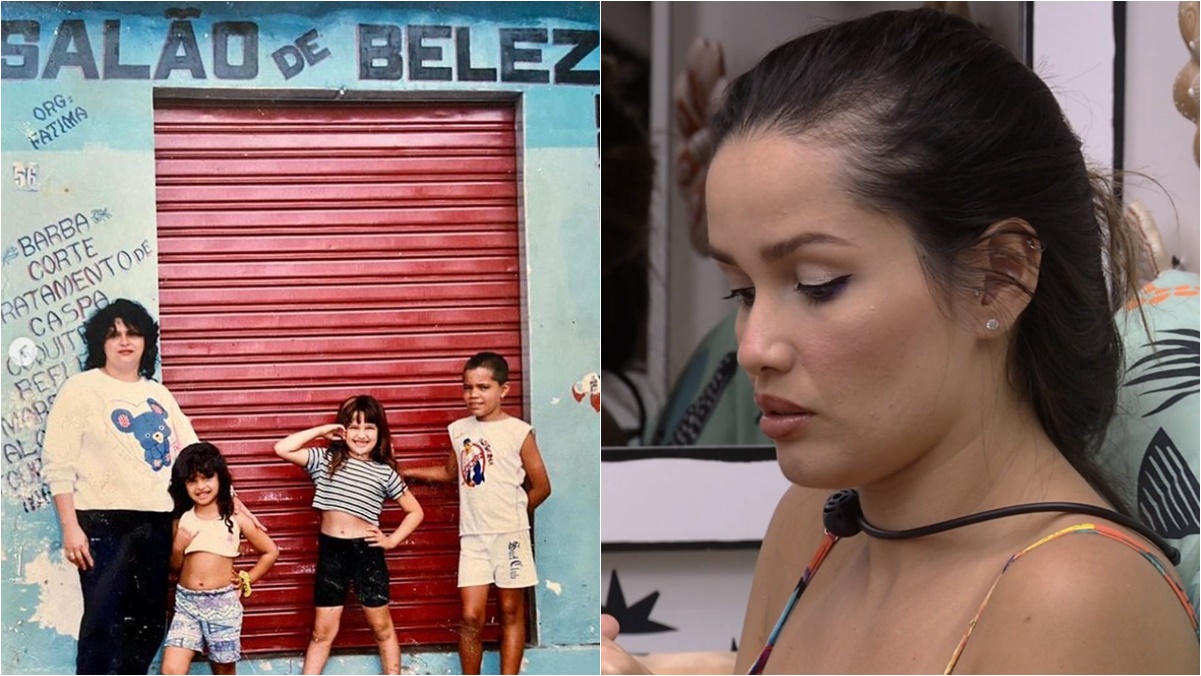 Juliette, participante do bbb21, sua mãe e irmãos