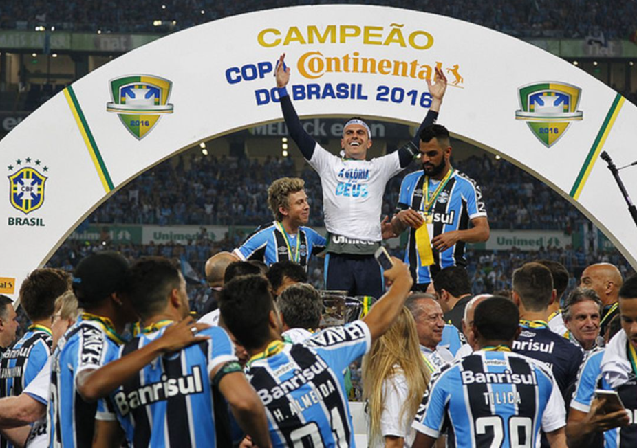 Grêmio conquistou seu quinto título de copa do brasil, em 2016