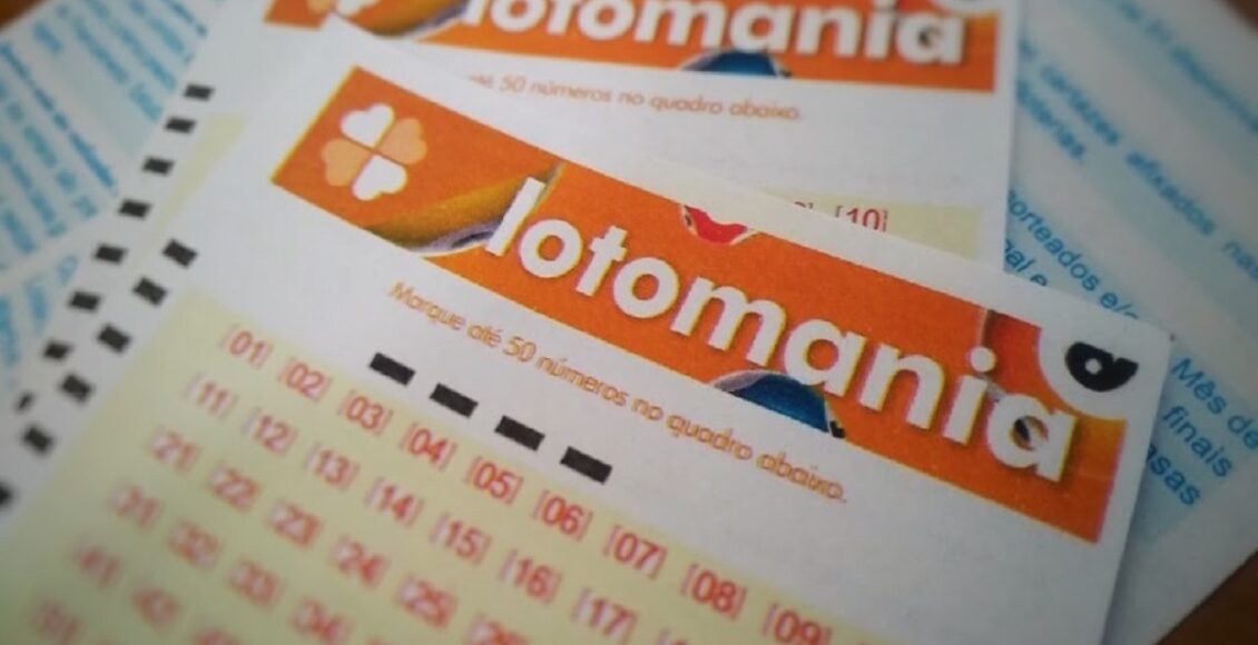 Resultado da Lotomania 2164 - A imagem mostra volantes da Lotomania