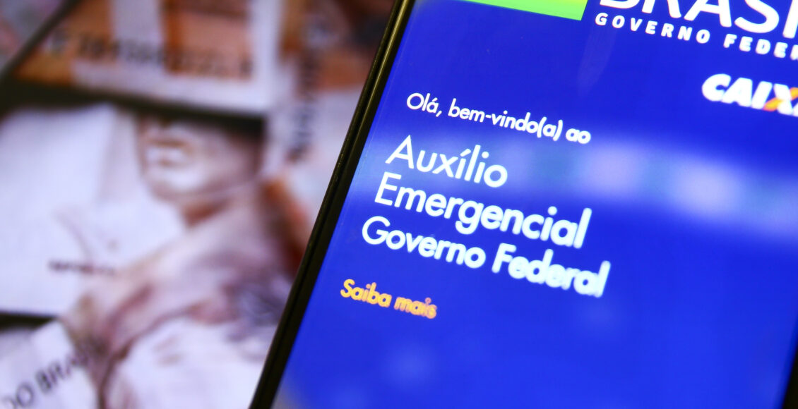 Aplicativo auxílio emergencial do Governo Federal.