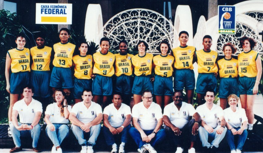 Equipe brasileira de basquete campeã no mundial de 1994