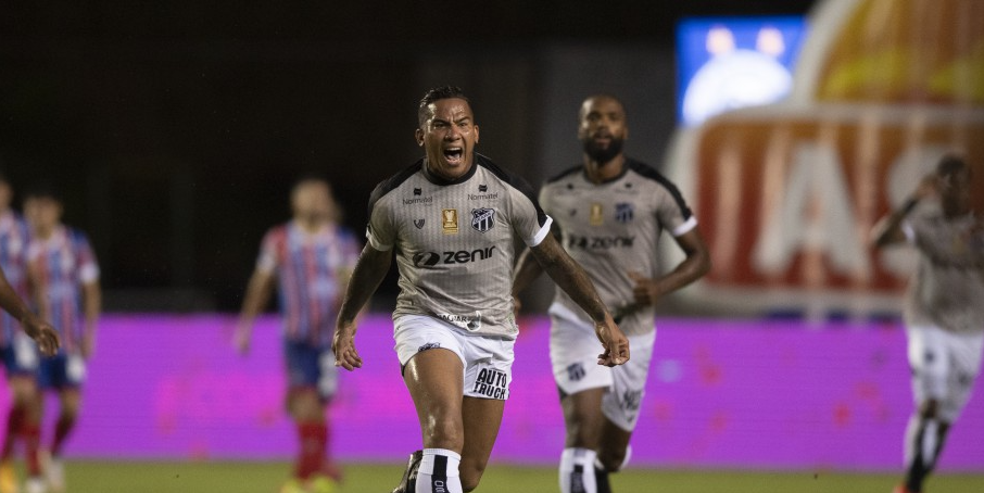 Jael fez o gol da vitória do Ceará no primeiro jogo da final da Copa do Nordeste 2021