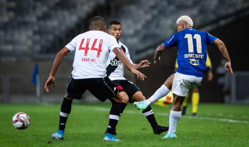 Cruzeiro e Vasco se enfrentaram na última rodada, com triunfo dos mineiros