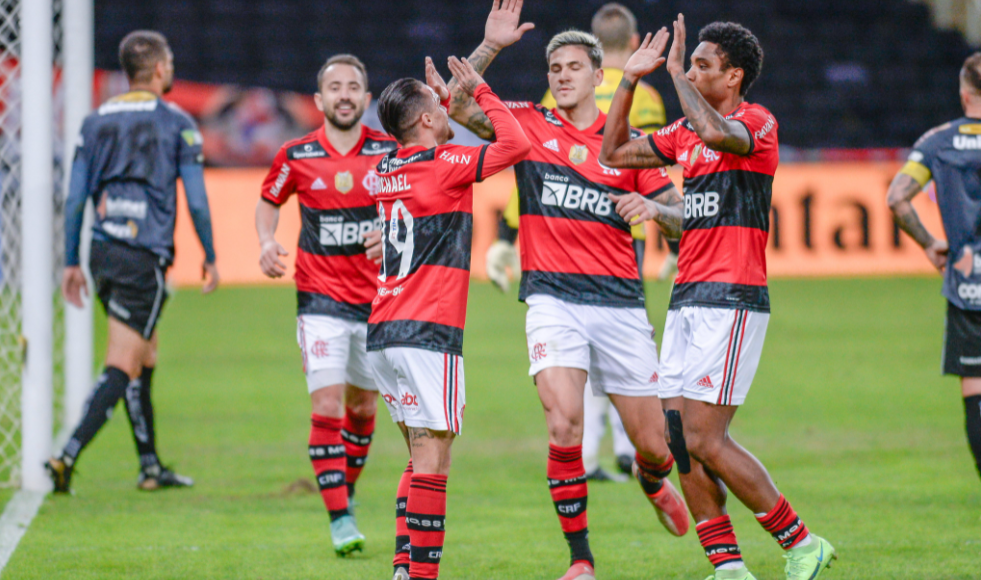 Saiba quem marcou os gols do Flamengo hoje na Copa do Brasil