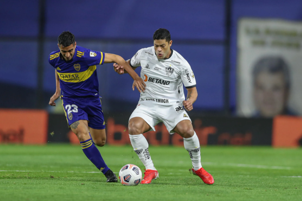 Boca juniors x atlético mg ficaram no 0 a 0 na tabela de jogos da libertadores 2021 das oitavas de final