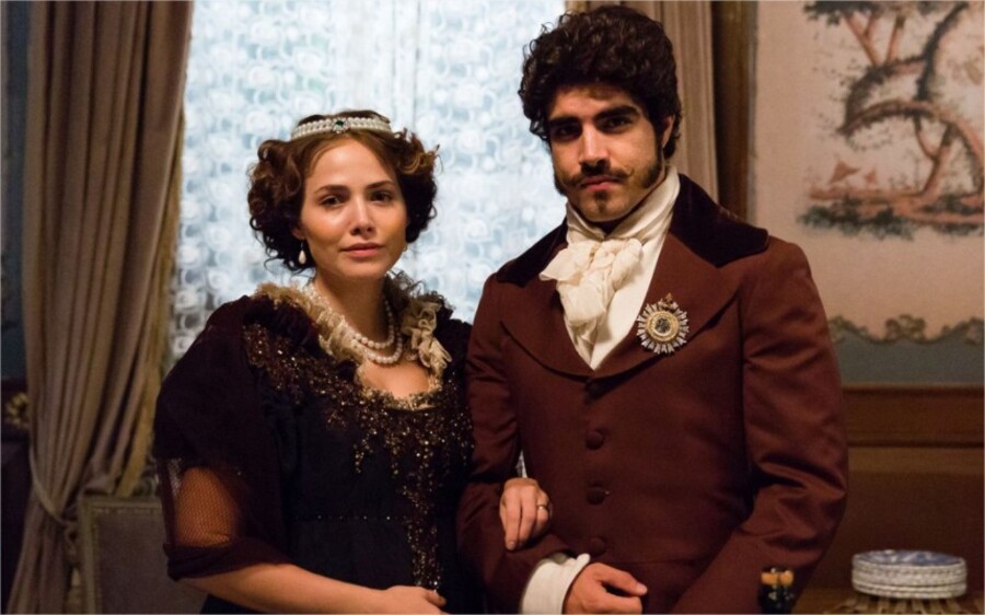 Caio castro e leticia colin revivem pedro e leopoldina em nos tempos do imperador · noticias da tv google chrome