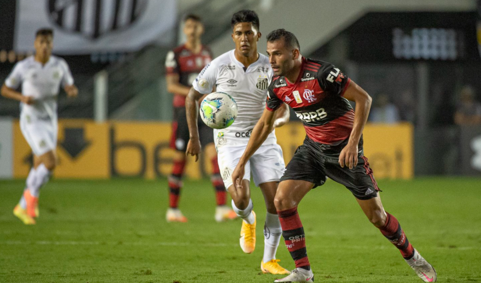 Jogo do Flamengo e Santos