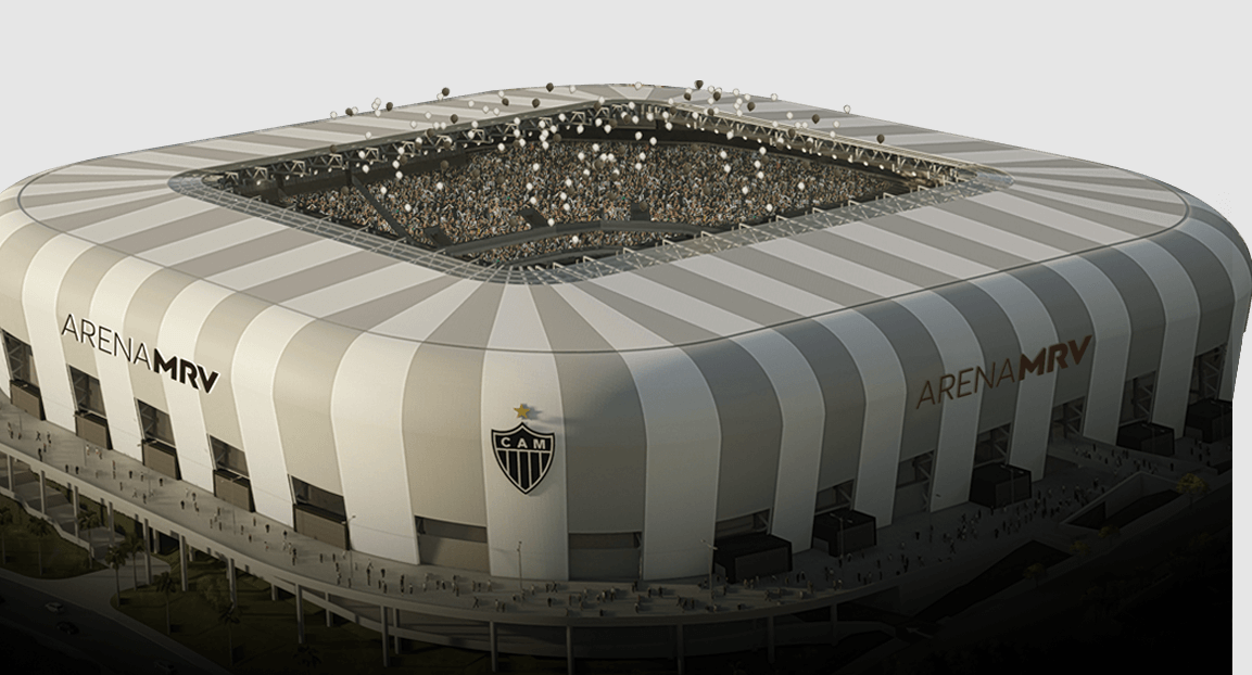 Arena mrv será a casa do atlético mg e deve ficar pronta em 2022