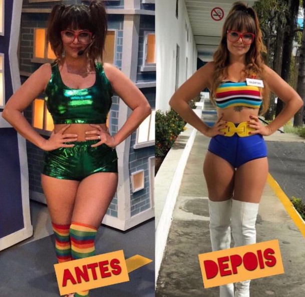 Antes e depois de valentina francavilla