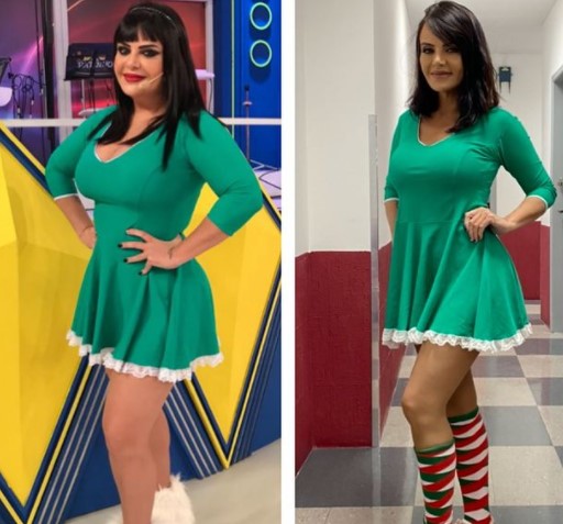 Antes e depois de valentina francavilla