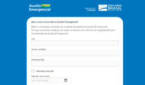 Fazer consulta do auxílio emergencial 2021 com o cpf