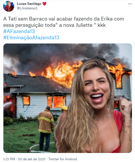 Erika a fazenda 2021