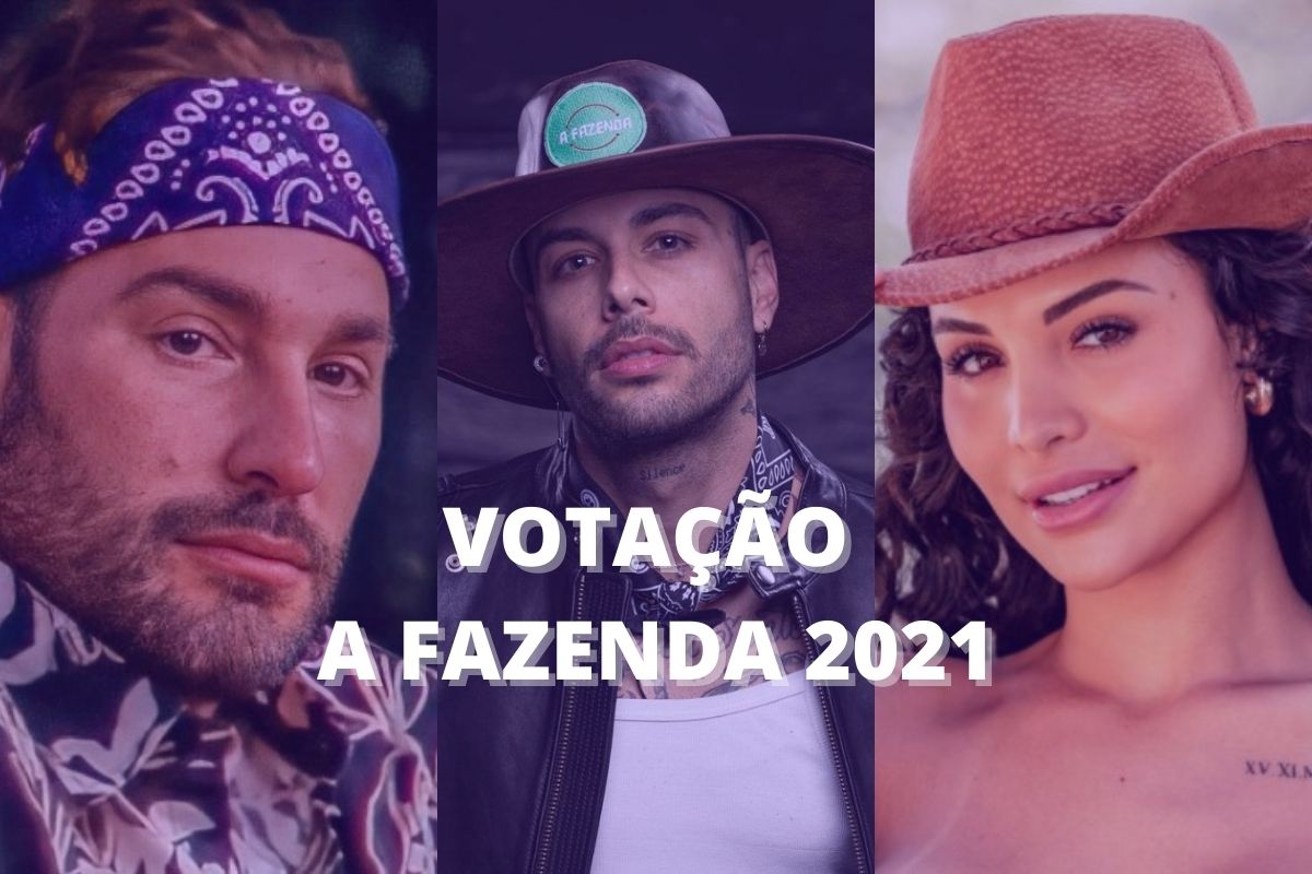 A Fazenda 2021: veja como votar para eliminar Gui, Aline ou Victor