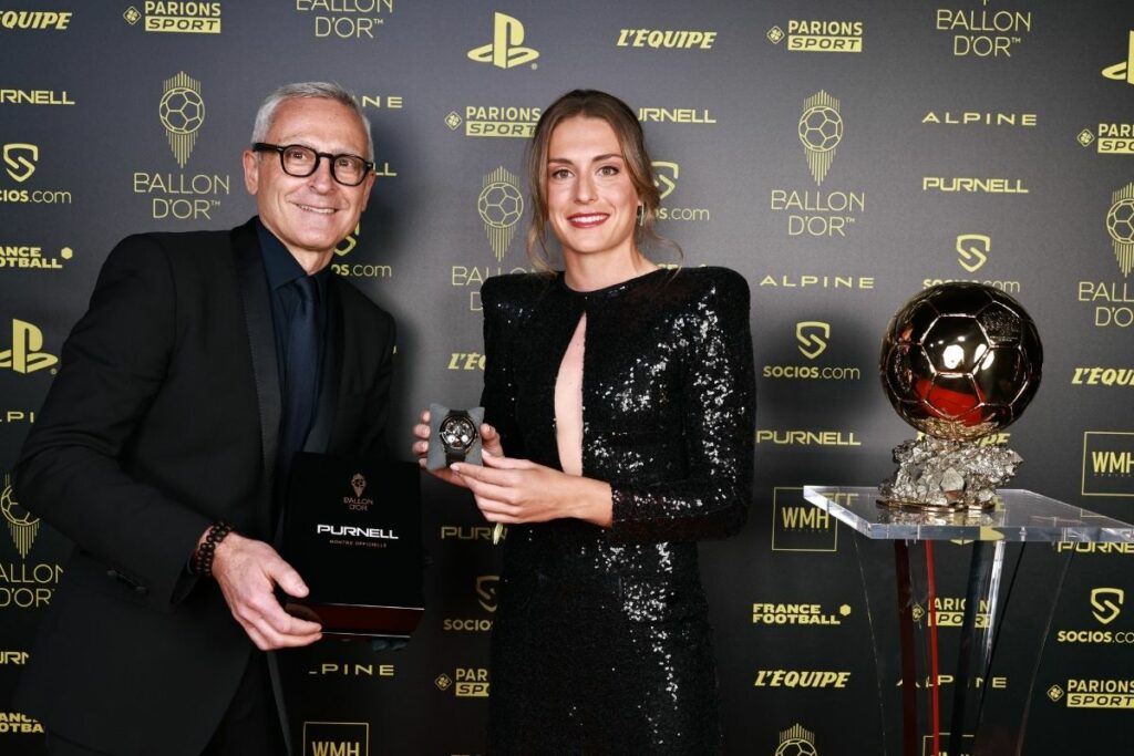 Alexia putellas é a melhor jogadora no bola de ouro 2021