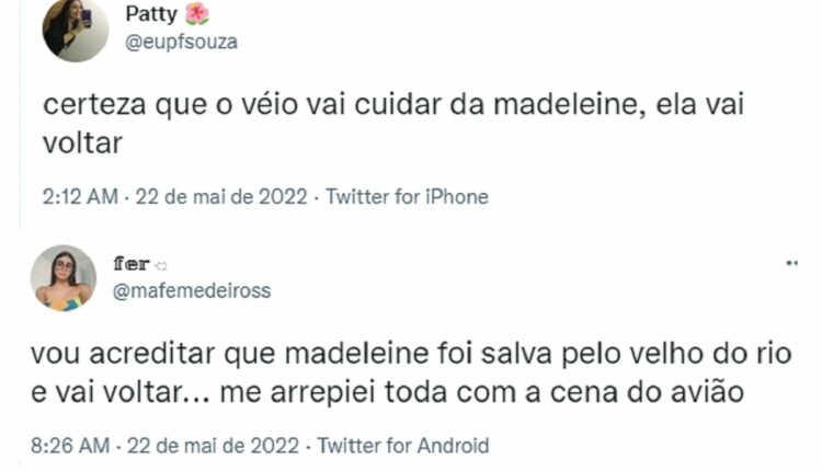 Madeleine vai voltar