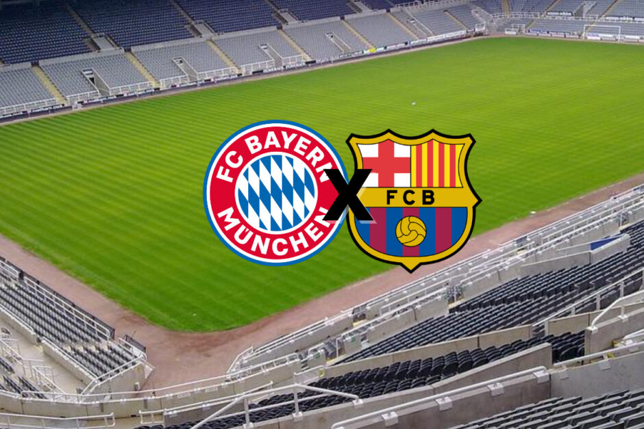 Onde vai passar Bayern x Barcelona hoje