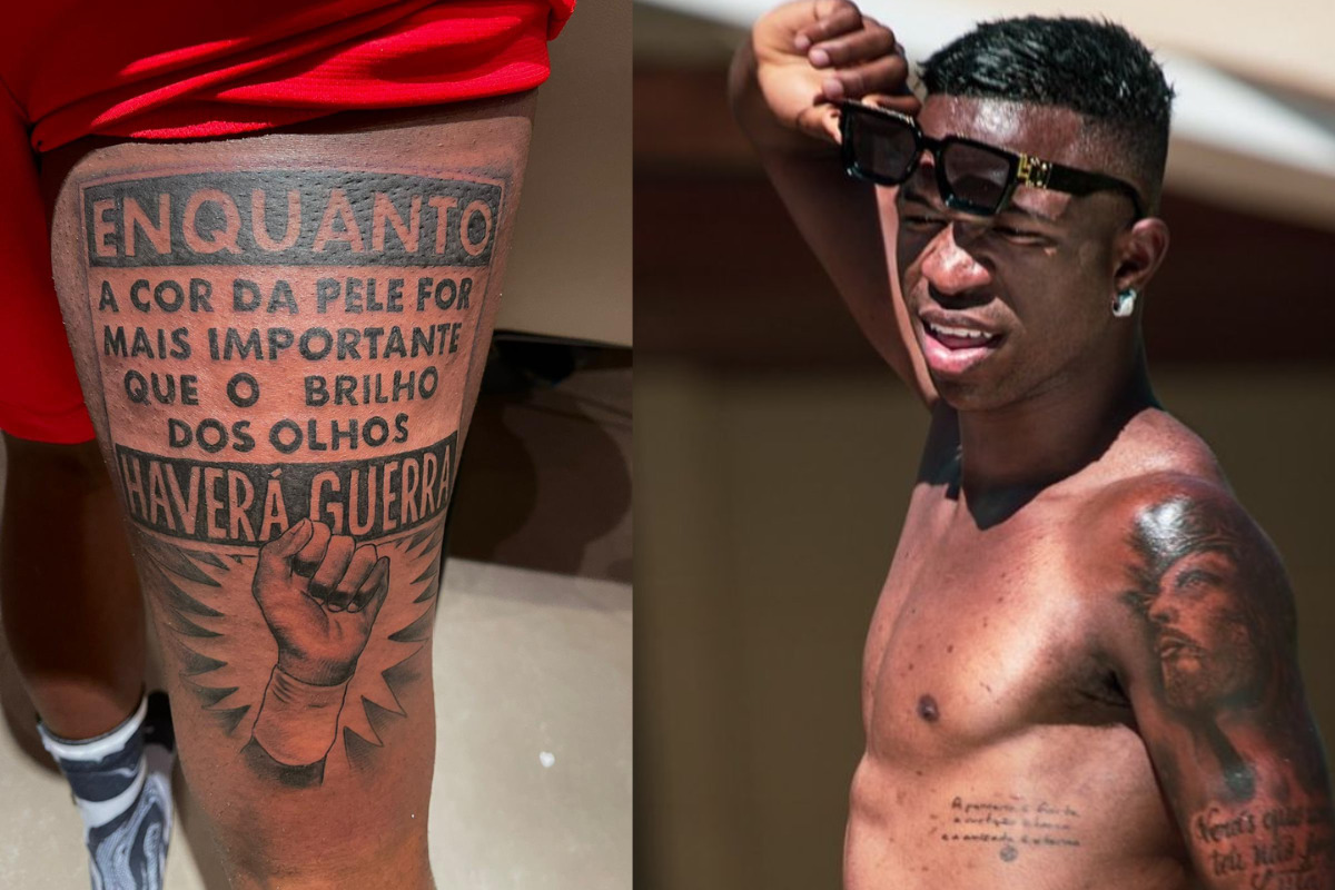 Tatuagem dos jogadores da seleção brasileira