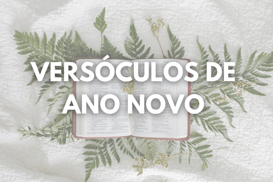 salmos e versículos bíblicos de Ano Novo