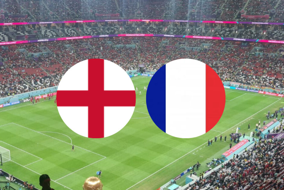 jogo da Inglaterra x França hoje