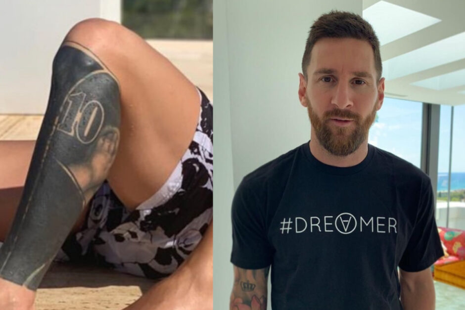 Tatuagens do Messi