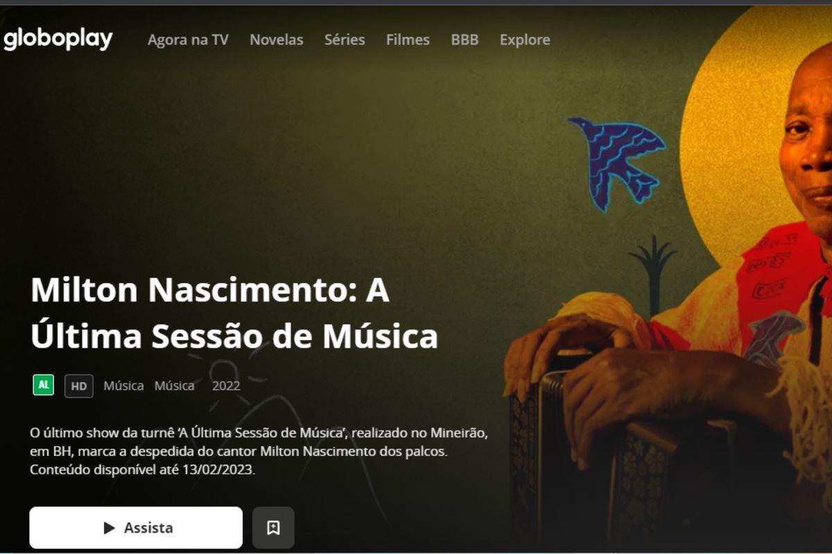 Milton nascimento na globoplay