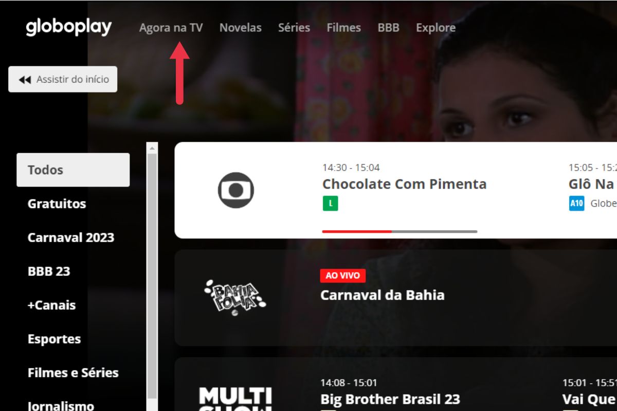 Como assistir na globoplay