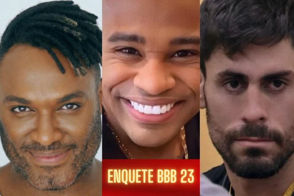 Participantes na imagem competem na enquete bbb 23