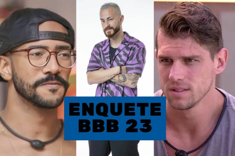 na imagem os participantes que competem na enquete bbb 23