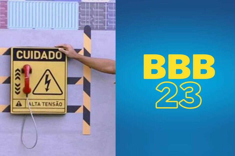 Big Fone do BBB 23 na área externa