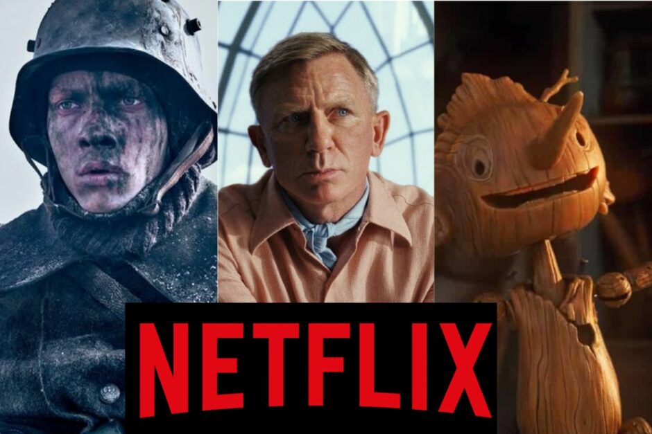 na imagem, cenas de filmes indicados ao oscar 2023 que podem ser assistidos na netflix