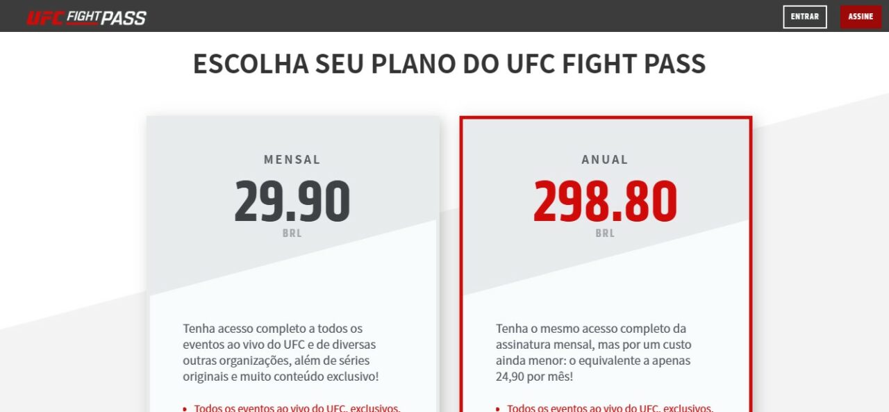 Ufc hoje