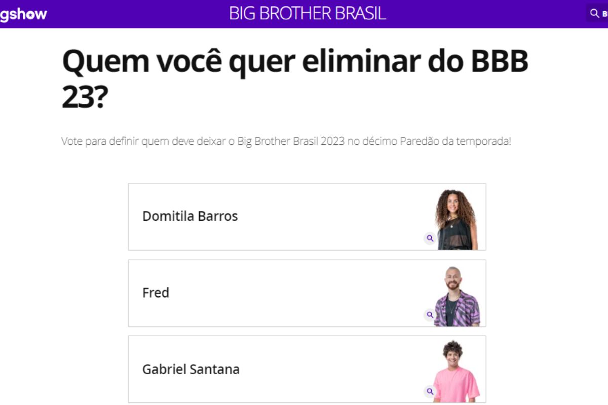 Votação no gshow