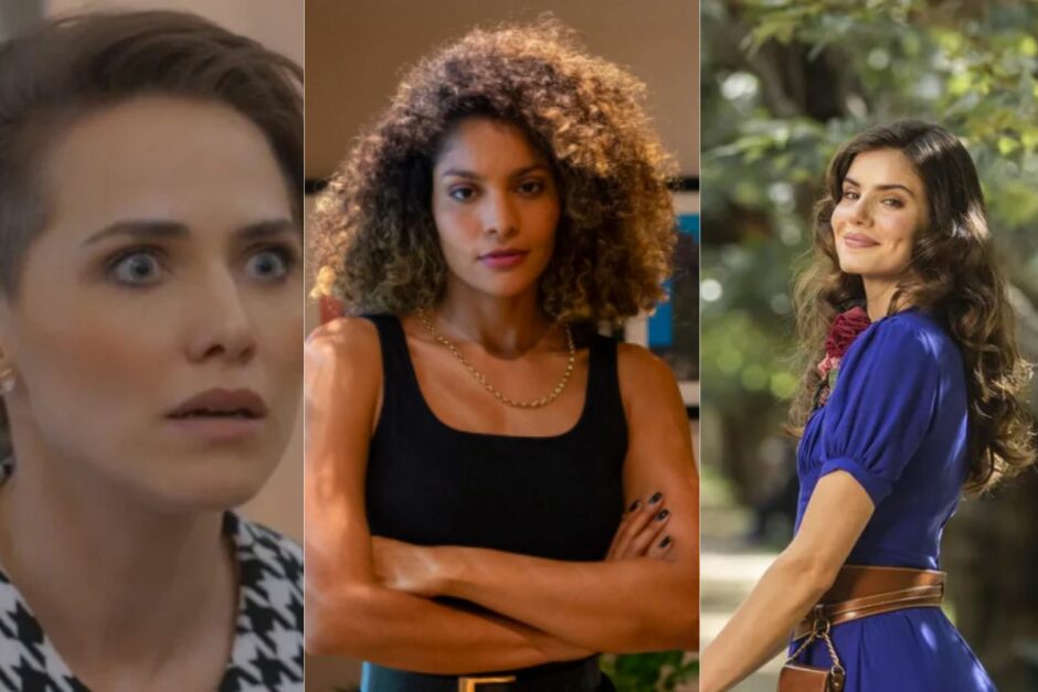 na imagem as protagonistas das novelas da globo