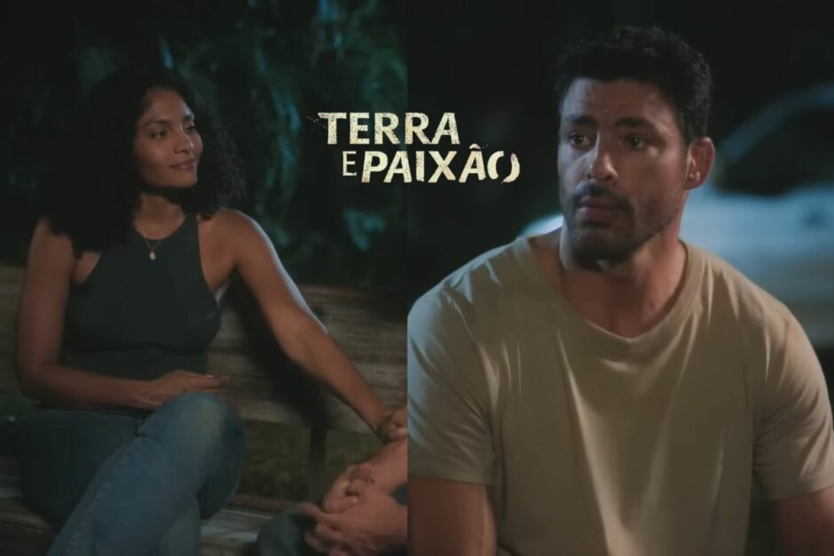 Na imagem, Aline e Caio de Terra e Paixão