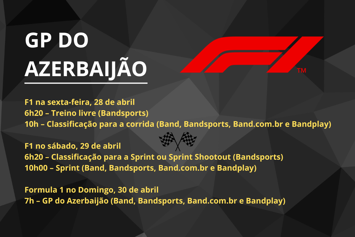 Horário da corrida do gp do azerbaijão