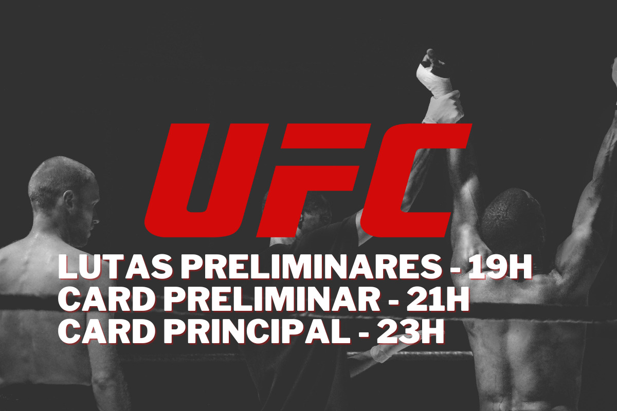 Que horas é o ufc hoje