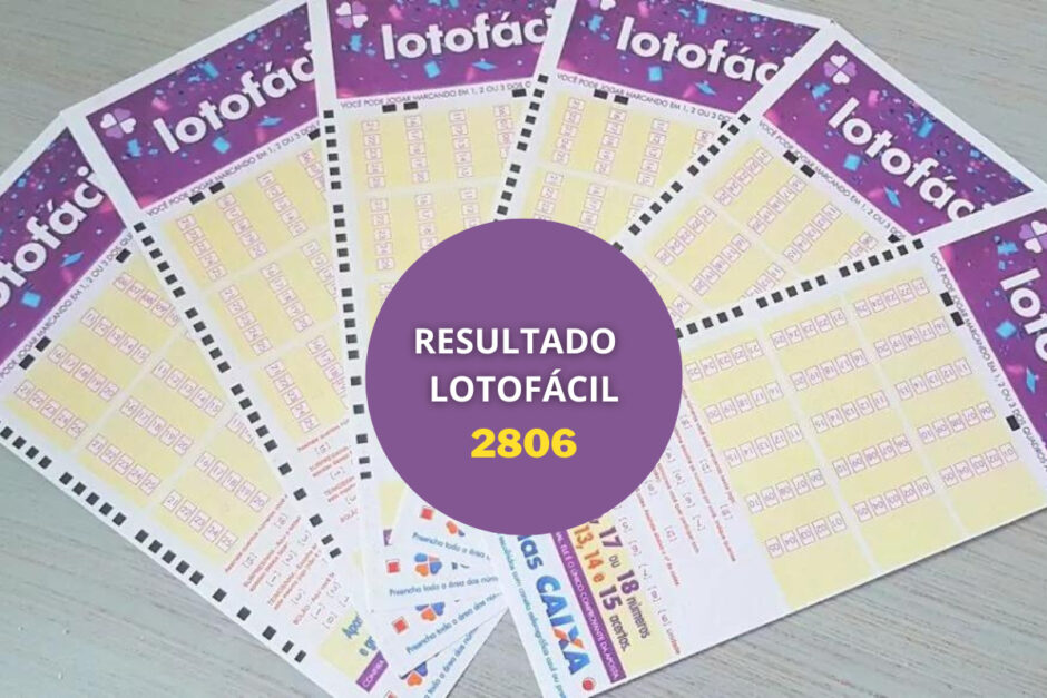 Resultado da Lotofácil 2806