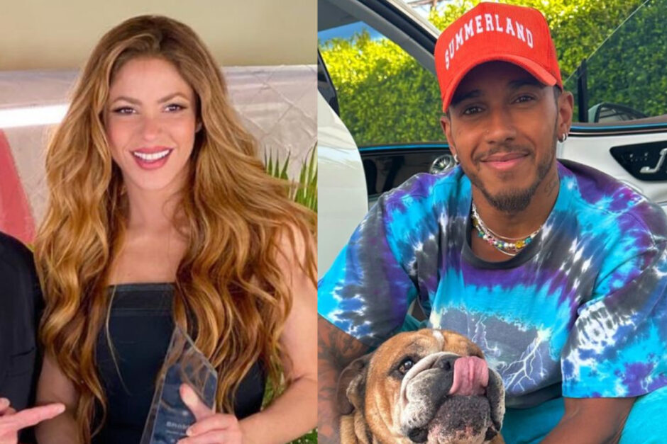 Shakira e Lewis Hamilton estão namorando