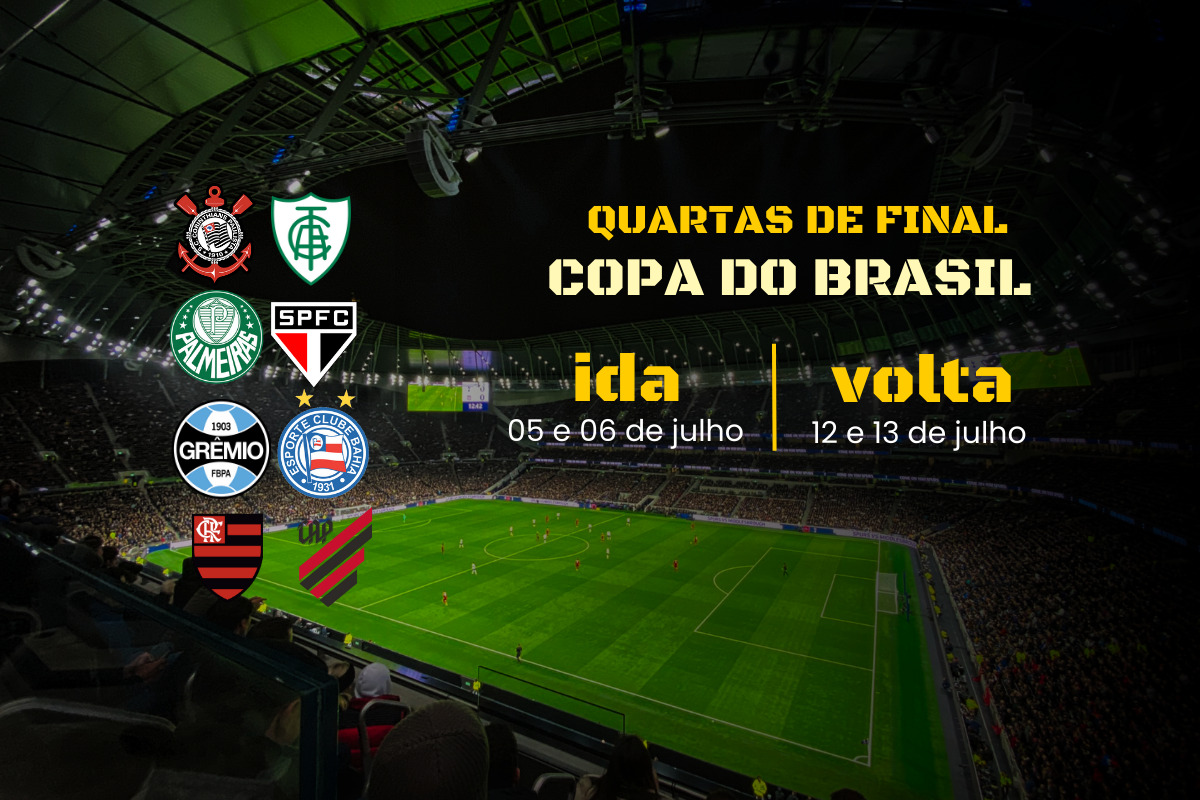 Quartas de final da copa do brasil 2023