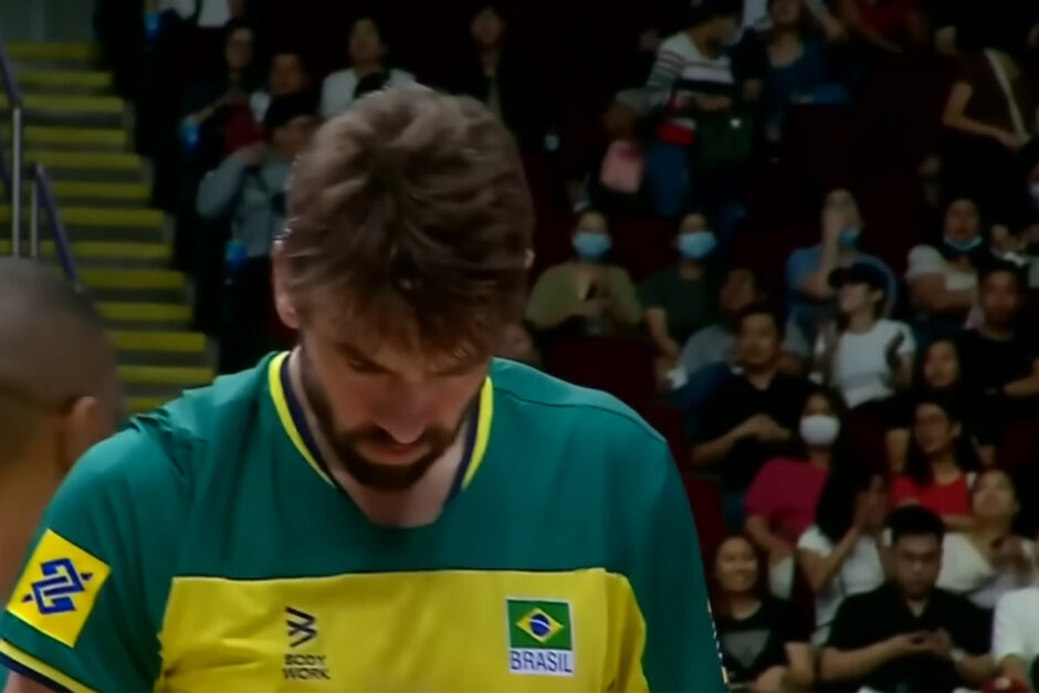 jogo Brasil de vôlei masculino