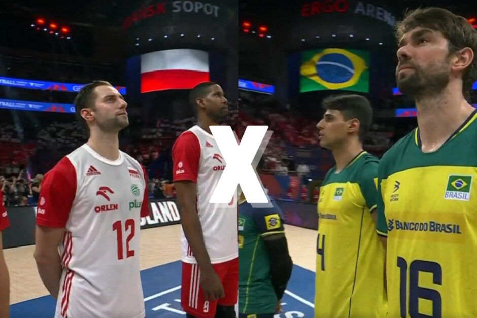 Resultado do jogo de vôlei masculino hoje Brasil x Polônia