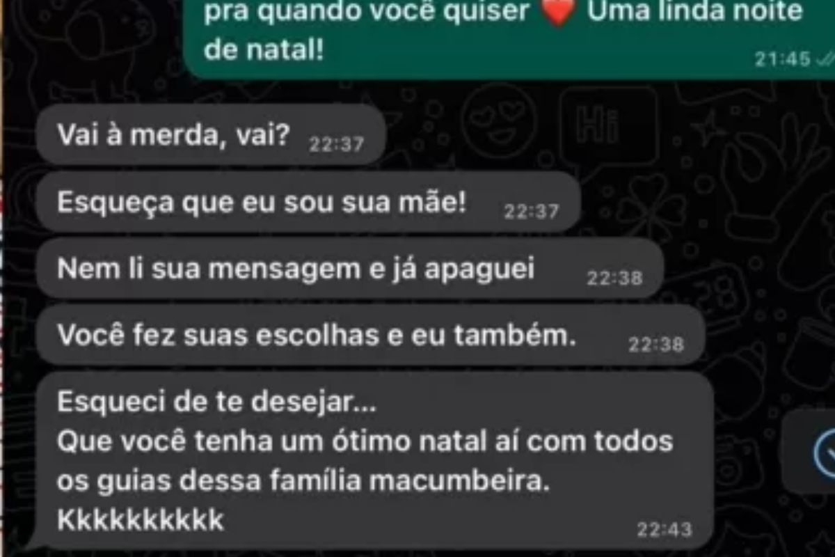 Conversa mae de larissa whats 1