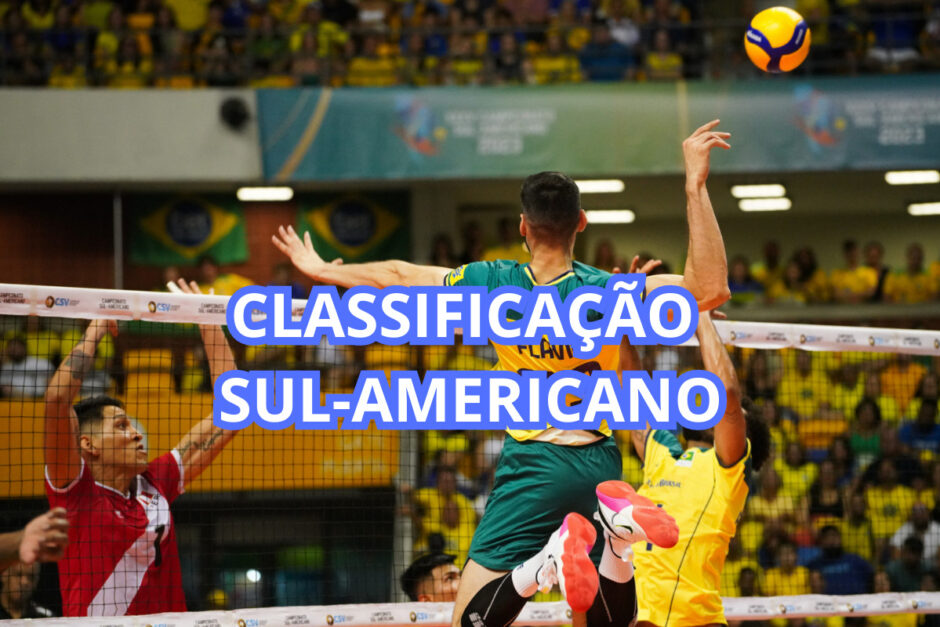 Classificação atualizada de vôlei masculino