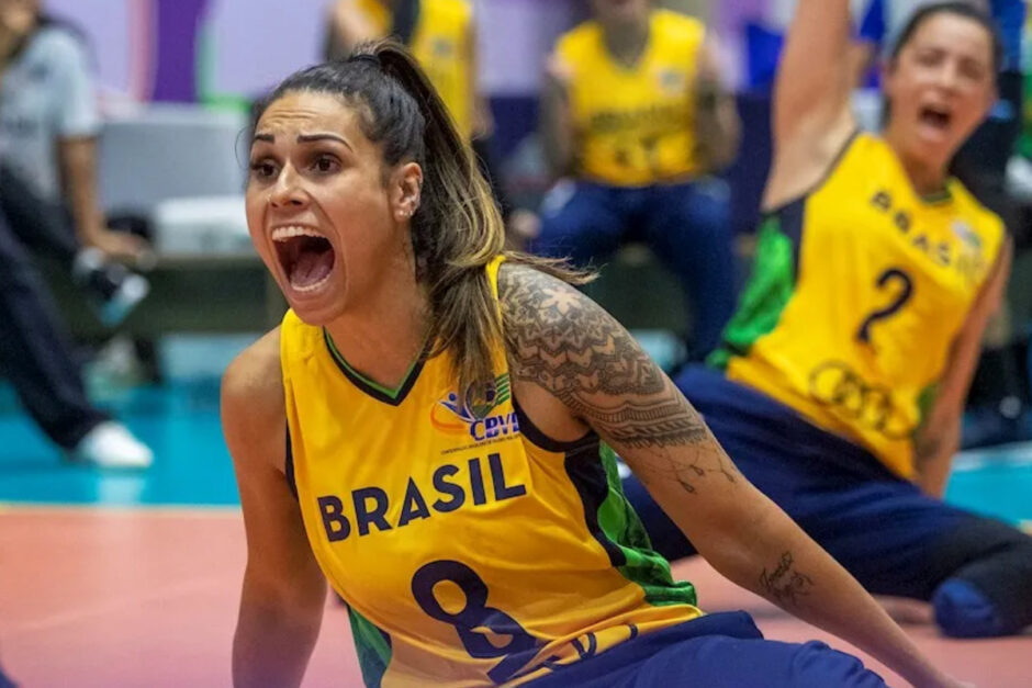 Vôlei sentado do Brasil garante vaga nos Jogos Paralímpicos de Paris 2024