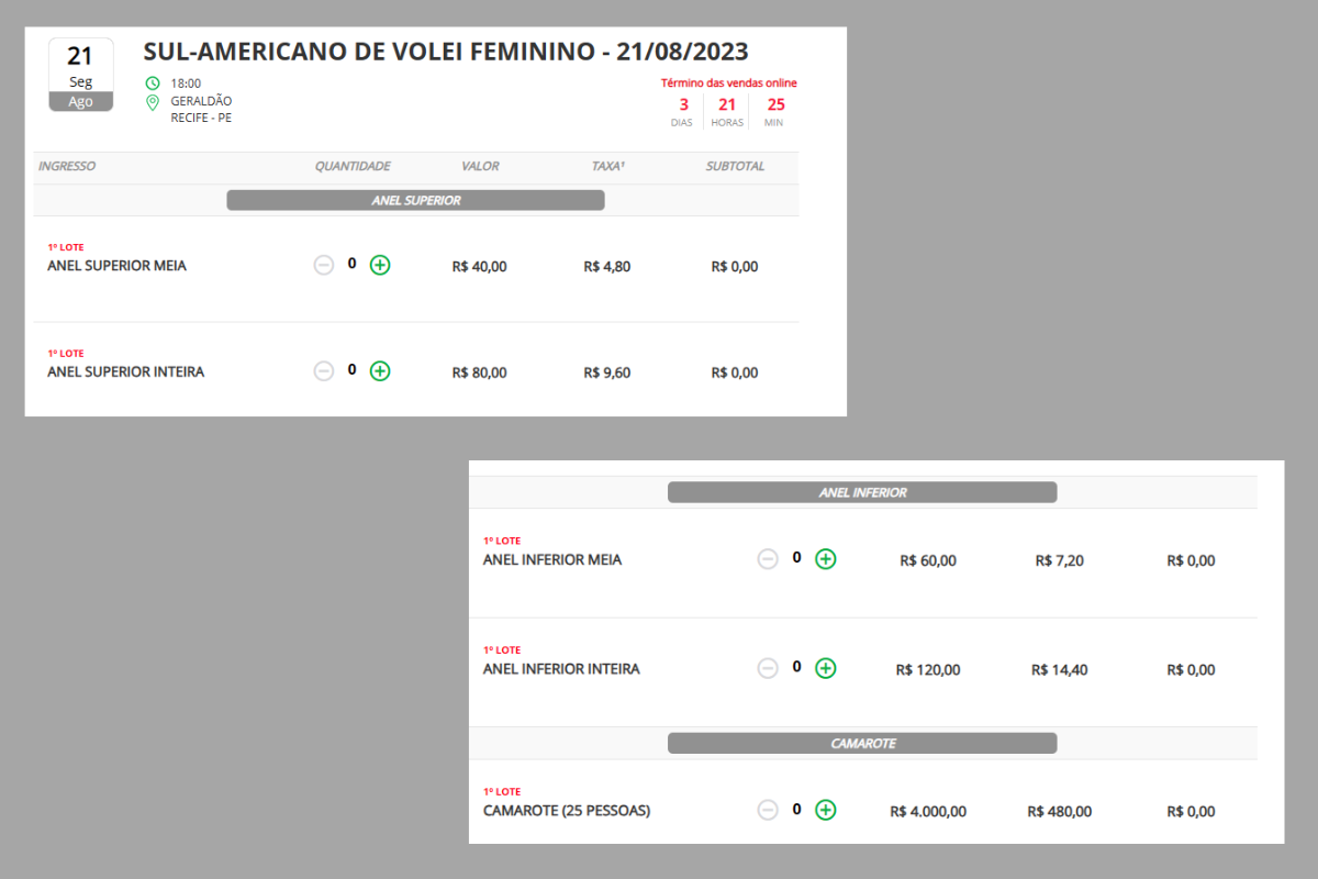 Tabela de jogos do sul-americano 2023 vôlei feminino atualizada