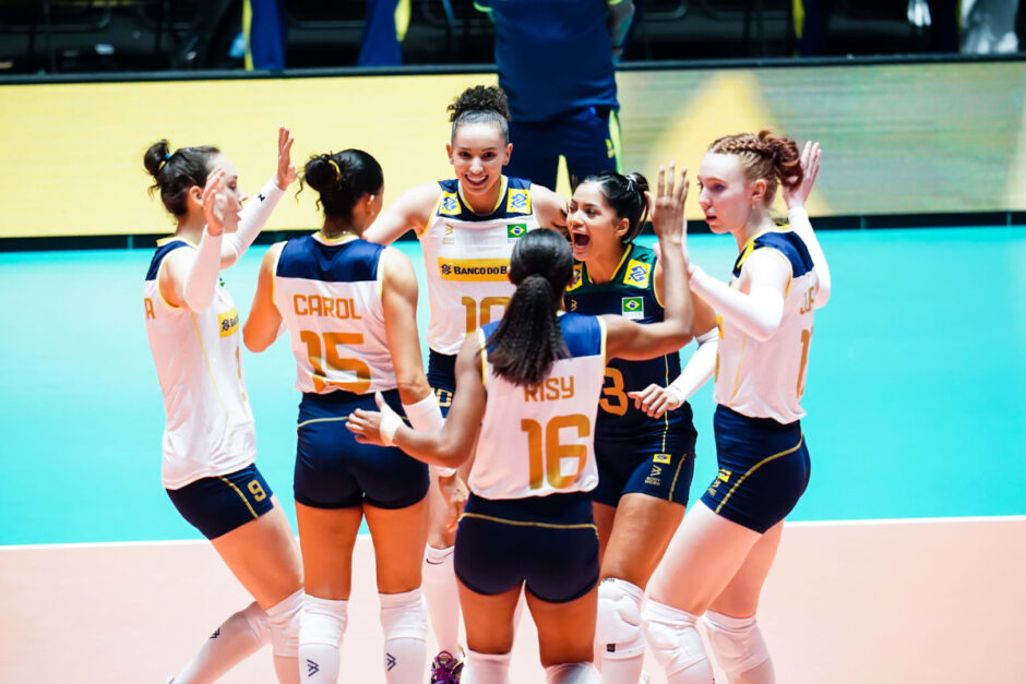 Após ganhar da Bulgária, próximo jogo do Brasil de vôlei feminino é na quarta