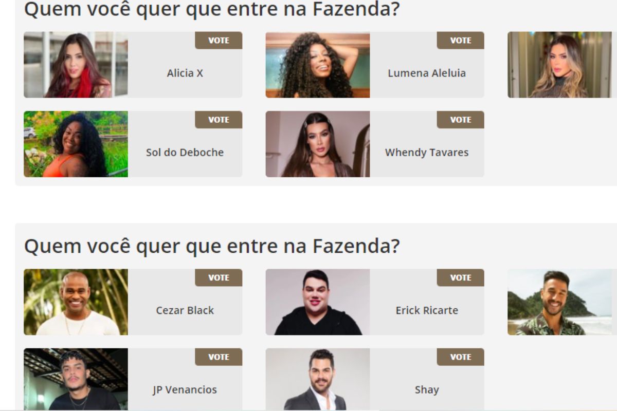 Votacao a fazenda