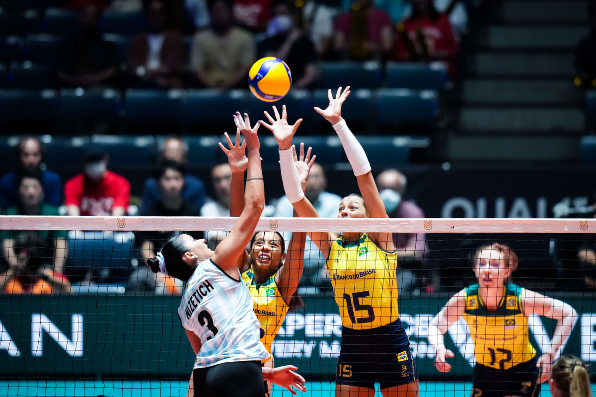 Tem jogo do brasil de vôlei feminino hoje no pan