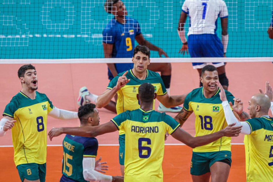 horário do jogo do Brasil vôlei masculino no Pan