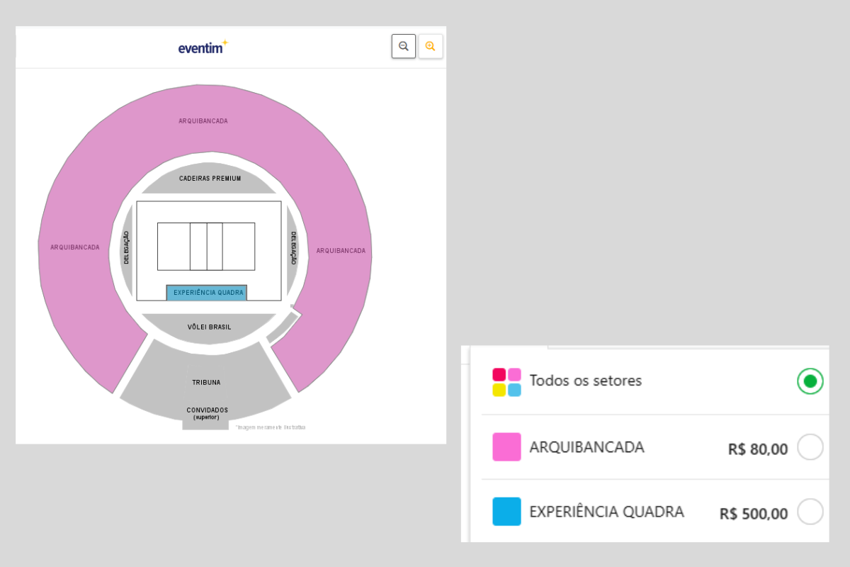 Tem ingresso para os jogos do brasil no pré-olímpico de vôlei masculino